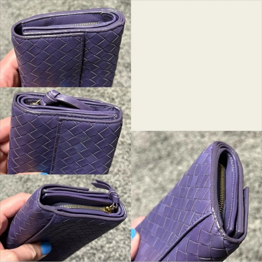 Bottega Veneta purple wallet - Picture 4 of 13
